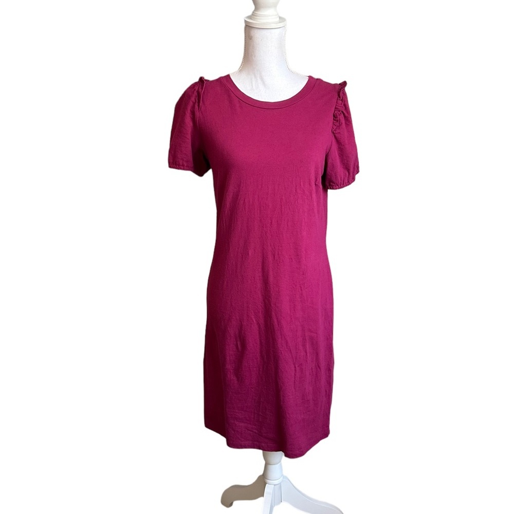 Nine West Ruffle Short sleeve Sleeve Midi Dress Size Small